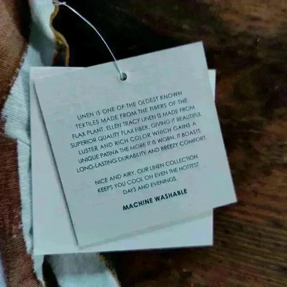 NWT Ellen Tracy linen vest - Picture 8 of 8